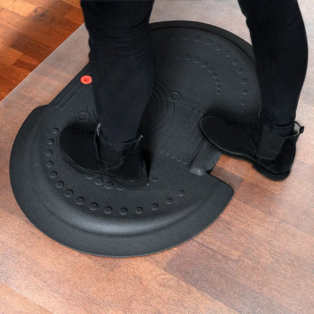 Floortex® AFS-TEX® 5000X Black Active Anti-Fatigue Mat - 66 x 90cm - Rug