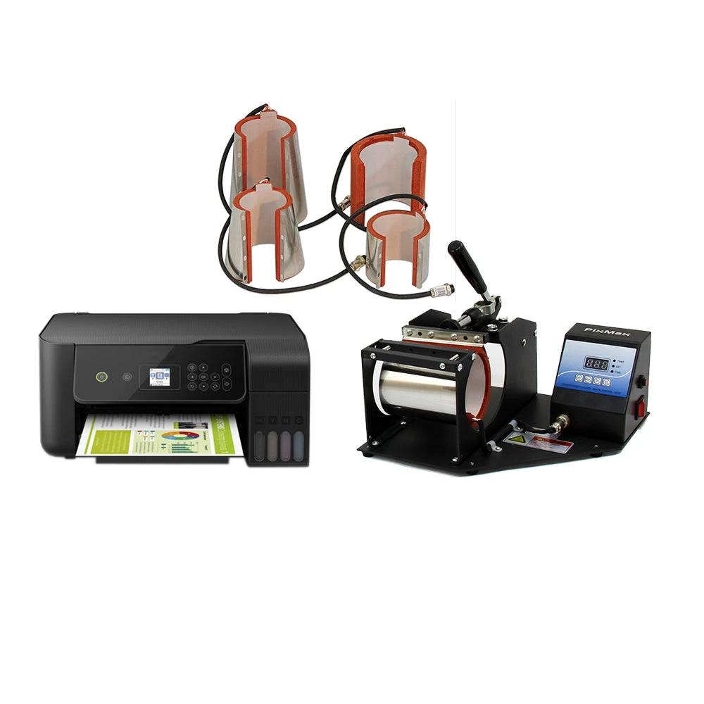 PixMax Mug Heat Press, Different Elements & Printer by Monster Shop