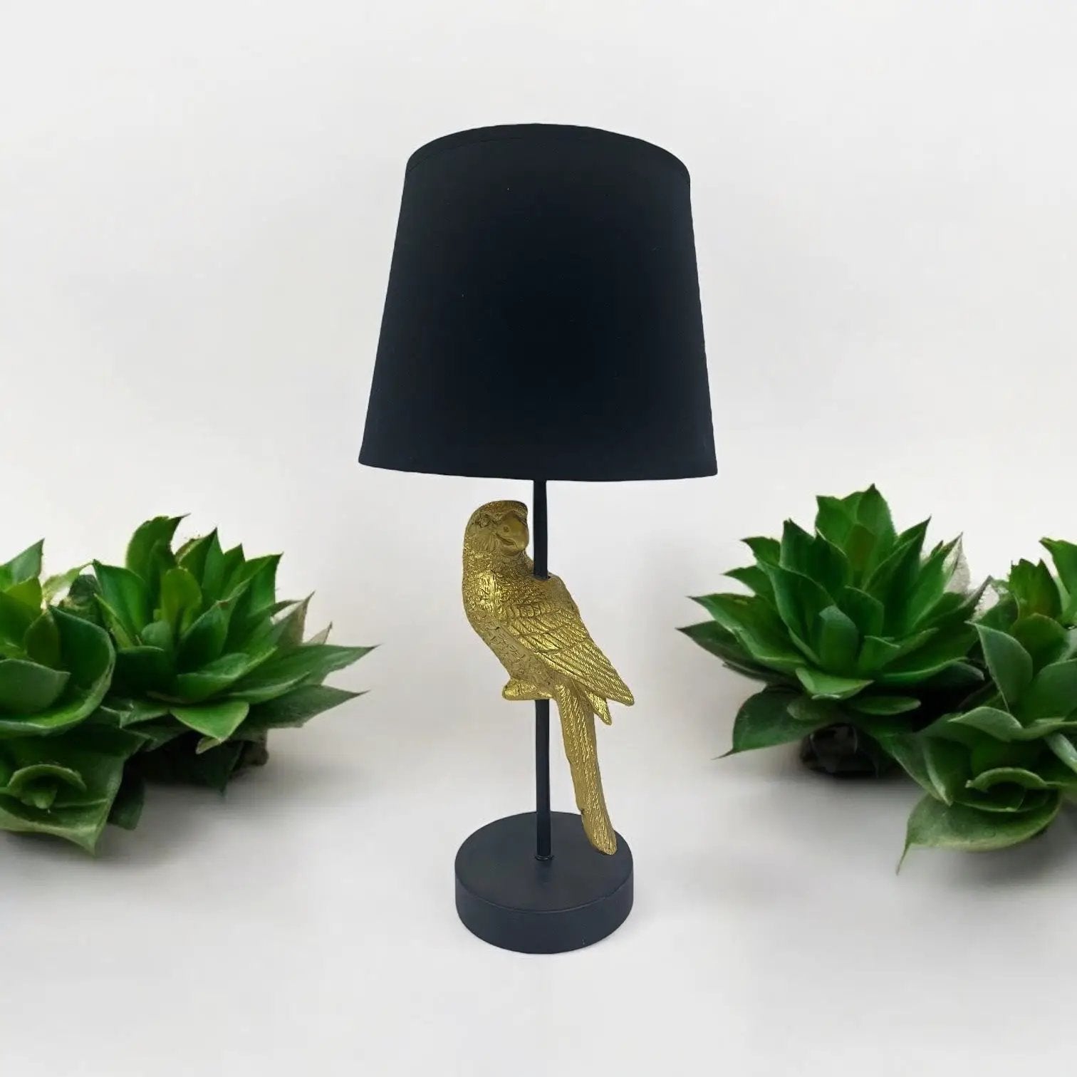 MSL 47X22X22M TABLE LAMP 9" BLACK SHADE - Lamp