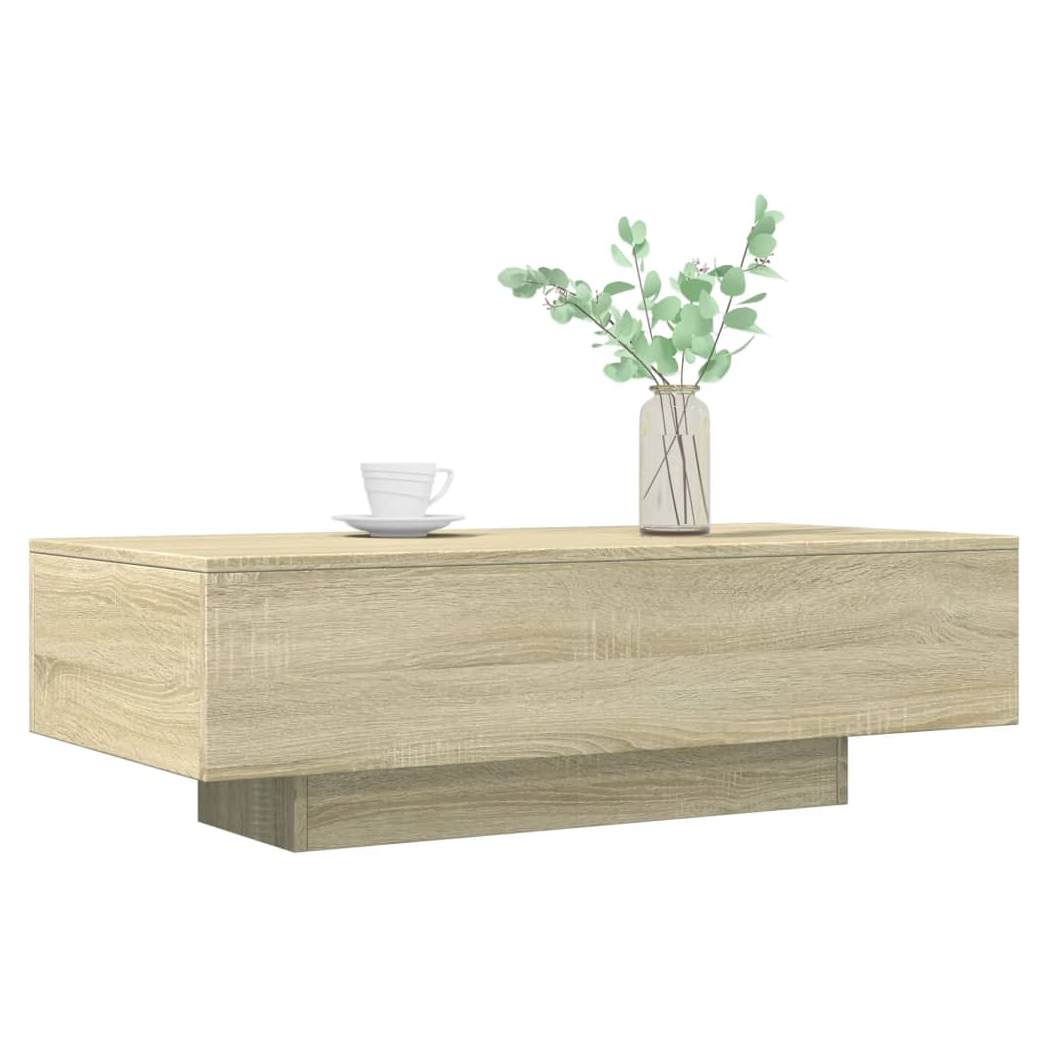 vidaXL VidaXL Coffee Table 100x49.5x31 Cm Engineered Wood Moisture Resistant Living Room - Coffee Table