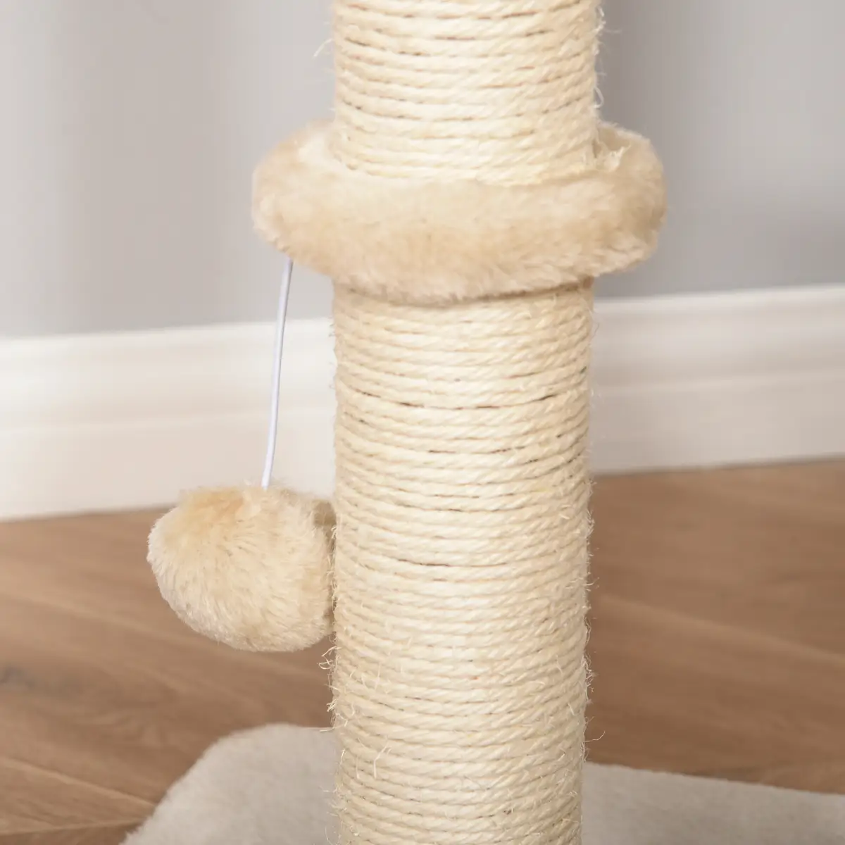 Unbranded 100cm Cat Tree Tower Kitten Climbing Tower W/ Scratching Post Condo Pawhut - Cat Tree