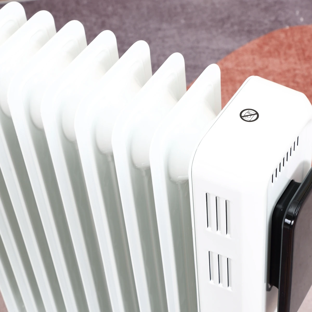 HomCom Oil Radiator 9 Fin Remote Timer Home by HOMCOM