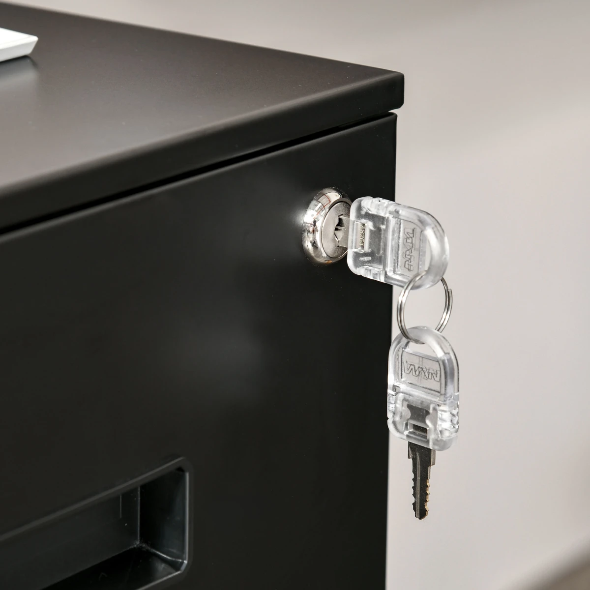 Unbranded Vinsetto 2-Drawer Locking File Cabinet Office - Filing Cabinet
