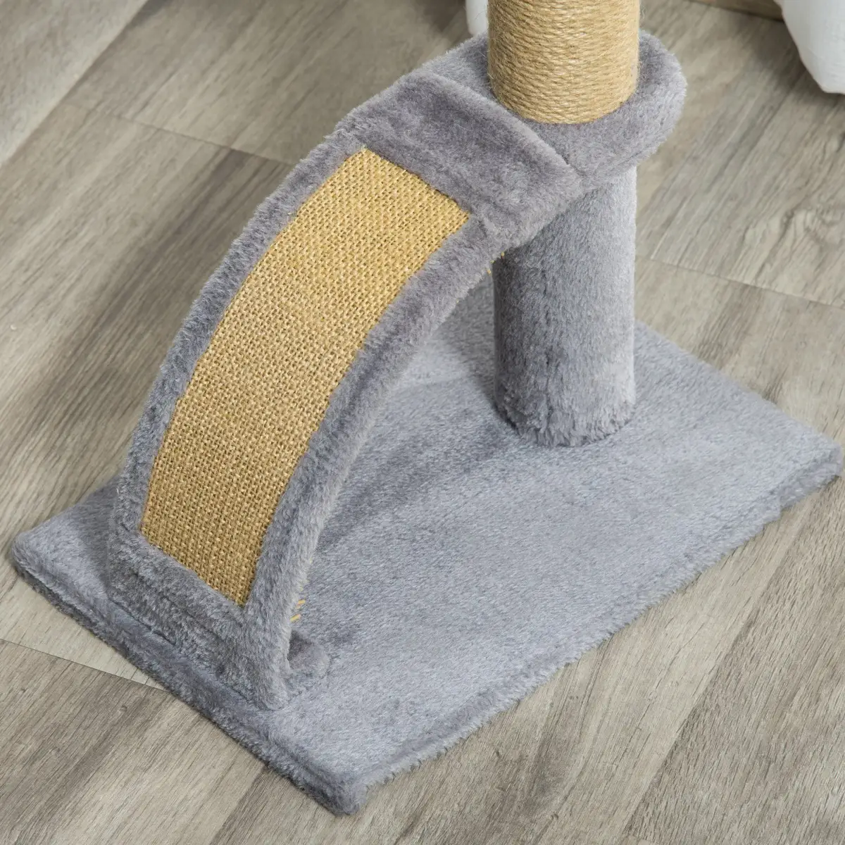 Pawhut Cat Tree Climbing Activity Center with Scratching Massage Board Hanging Ball - Cat Tree
