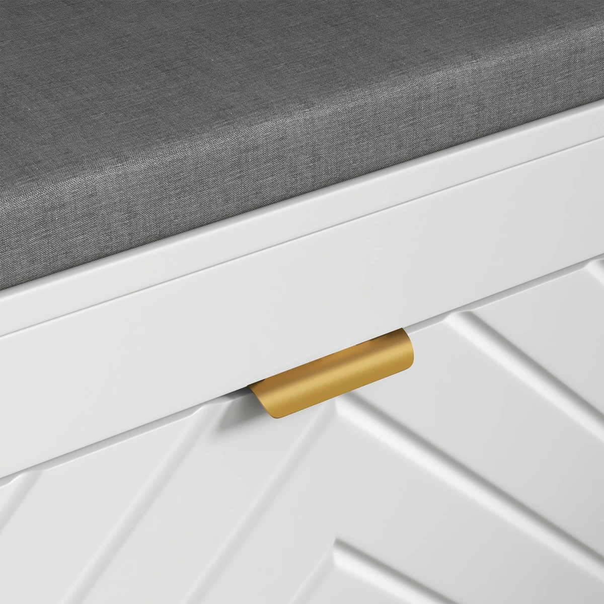 HOMCOM Shoe Bench 8-Pair 2-Drawer Entryway by HOMCOM