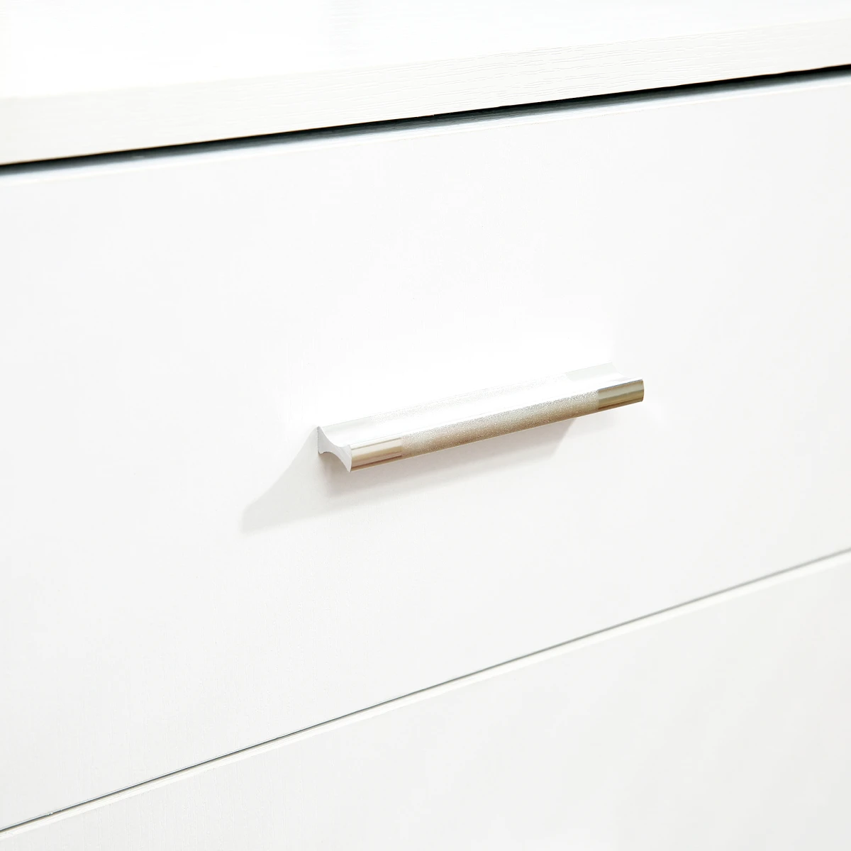 White Freestanding Cabinet 3-Drawer 2-Shelf - Office Storage