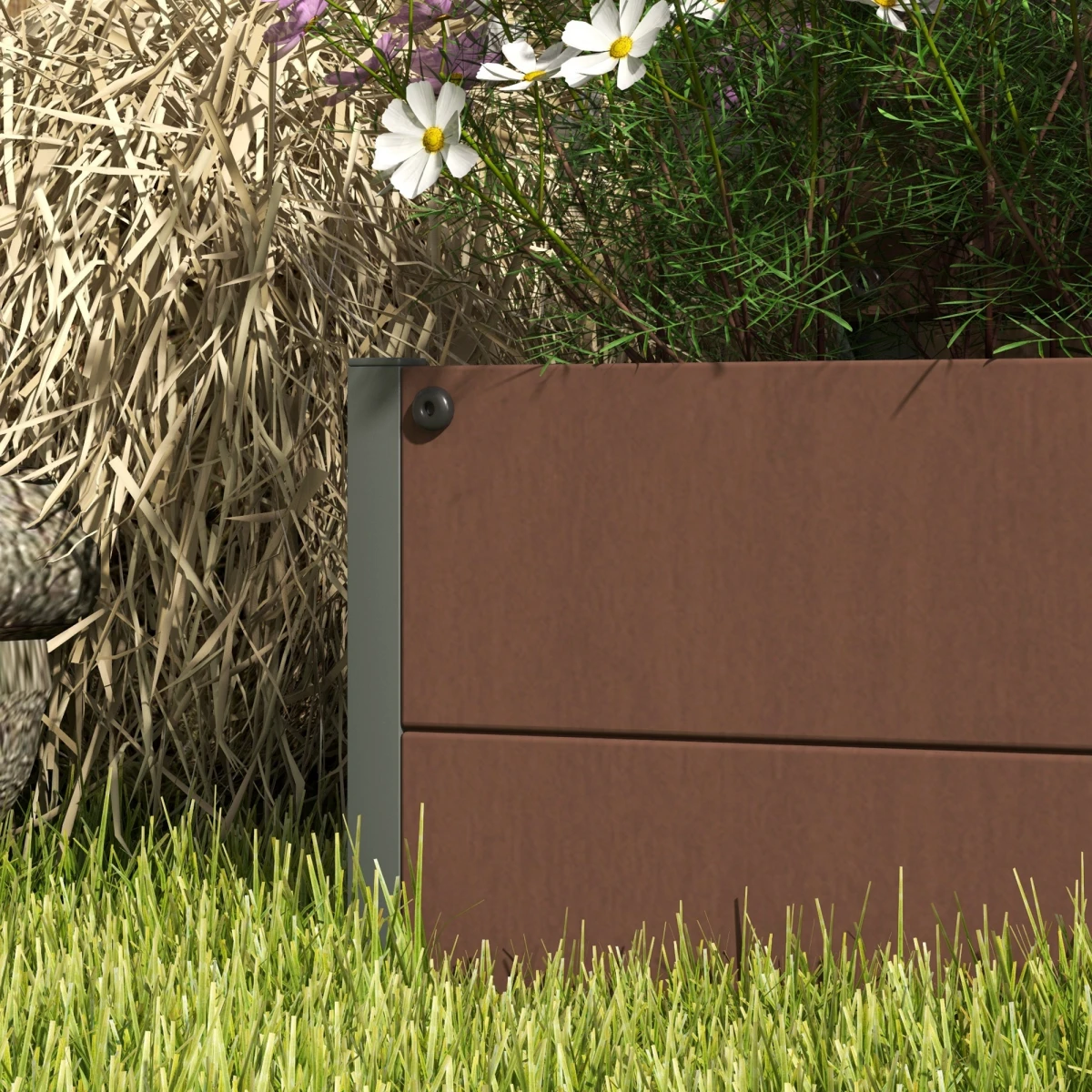 Outsunny Outsunny Raised Garden Bed With Trellis For Patio - Planters