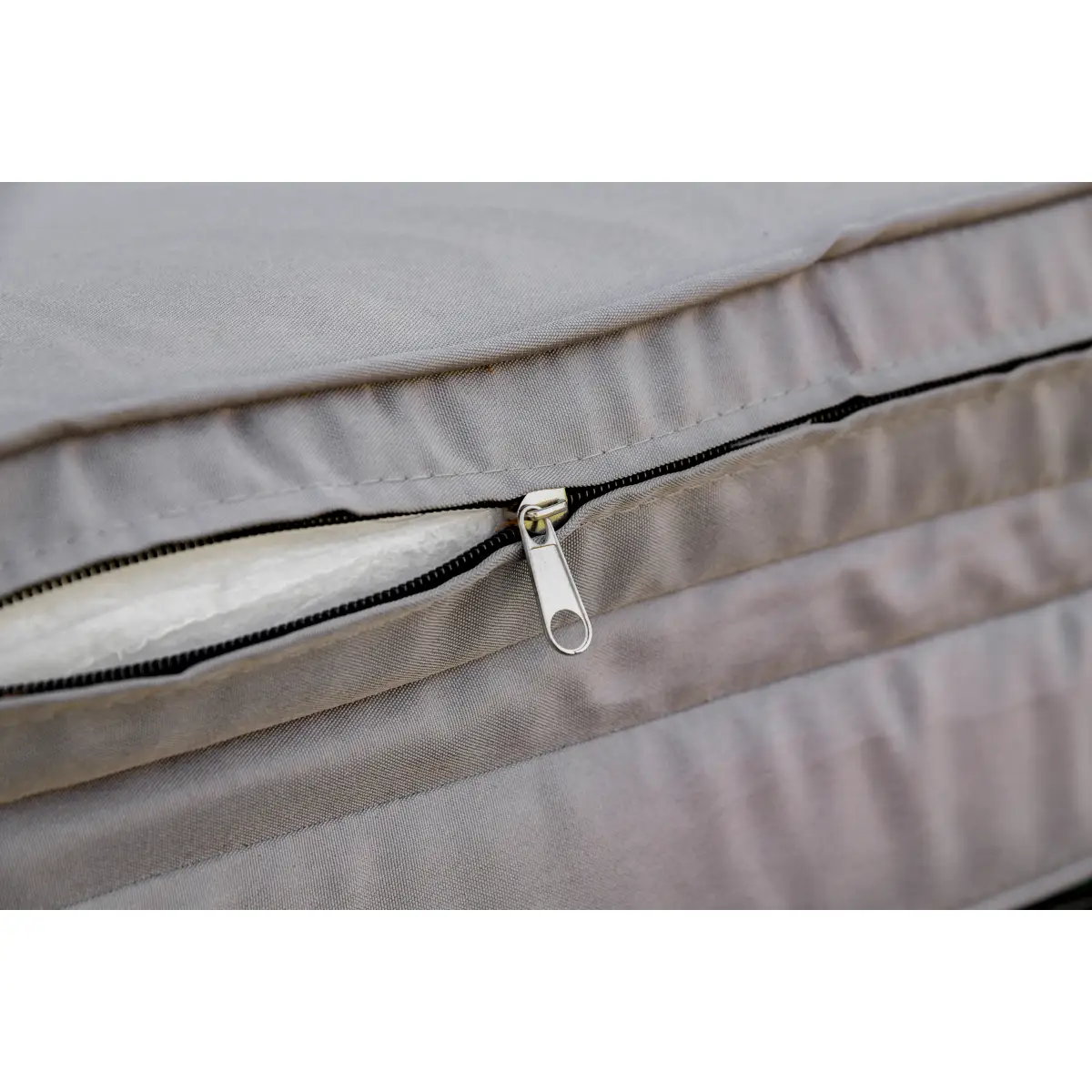 Outsunny Outsunny Outdoor Reclining Lounge Chair, PE Wicker, Rolling Wheels, Grey - Sun Lounger
