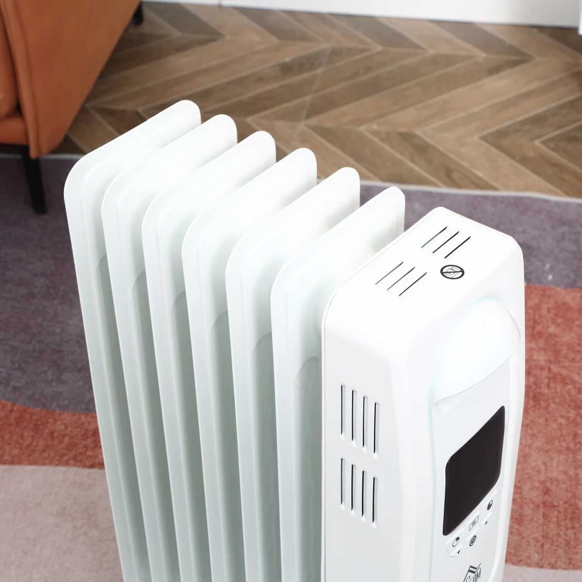 Homecom Oil Radiator 7-Fin LED Display Home Use by HOMCOM