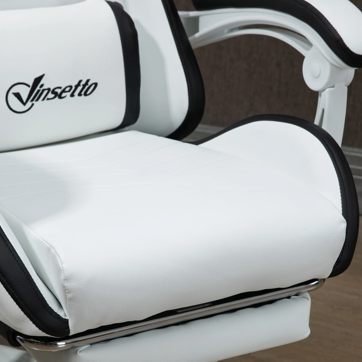 Vinsetto Racing Chair Slim Recline Footrest by Vinsetto