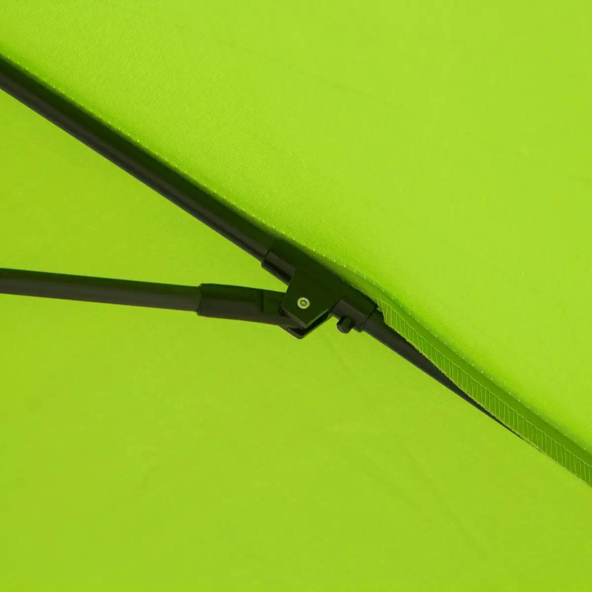 Outsunny 2.7M Patio Sun Umbrella Parasol Tilt Canopy Aluminium Light Green - Parasol