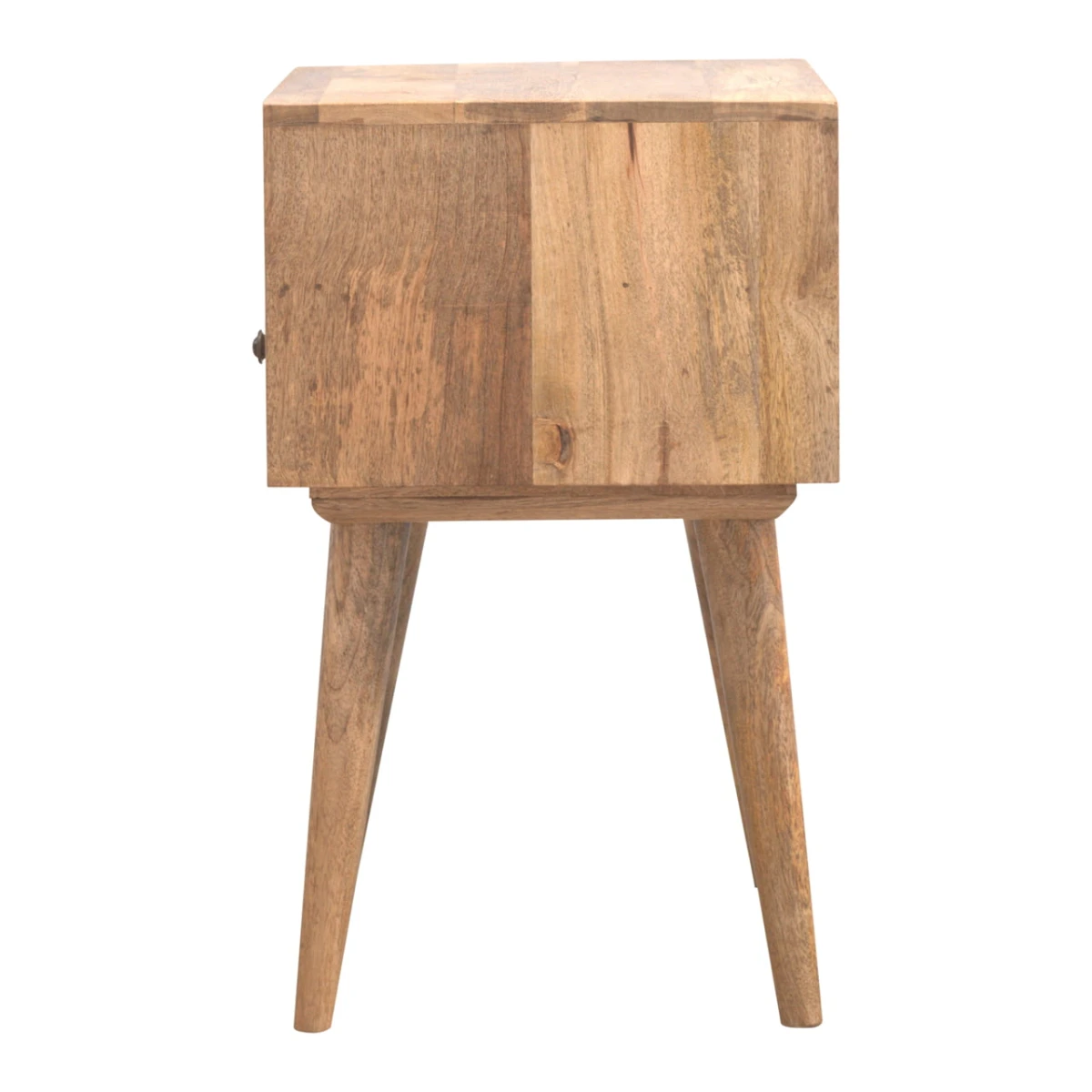 Artisan Mango Wood Nightstand Open Slot Drawer by Artisan Furniture
