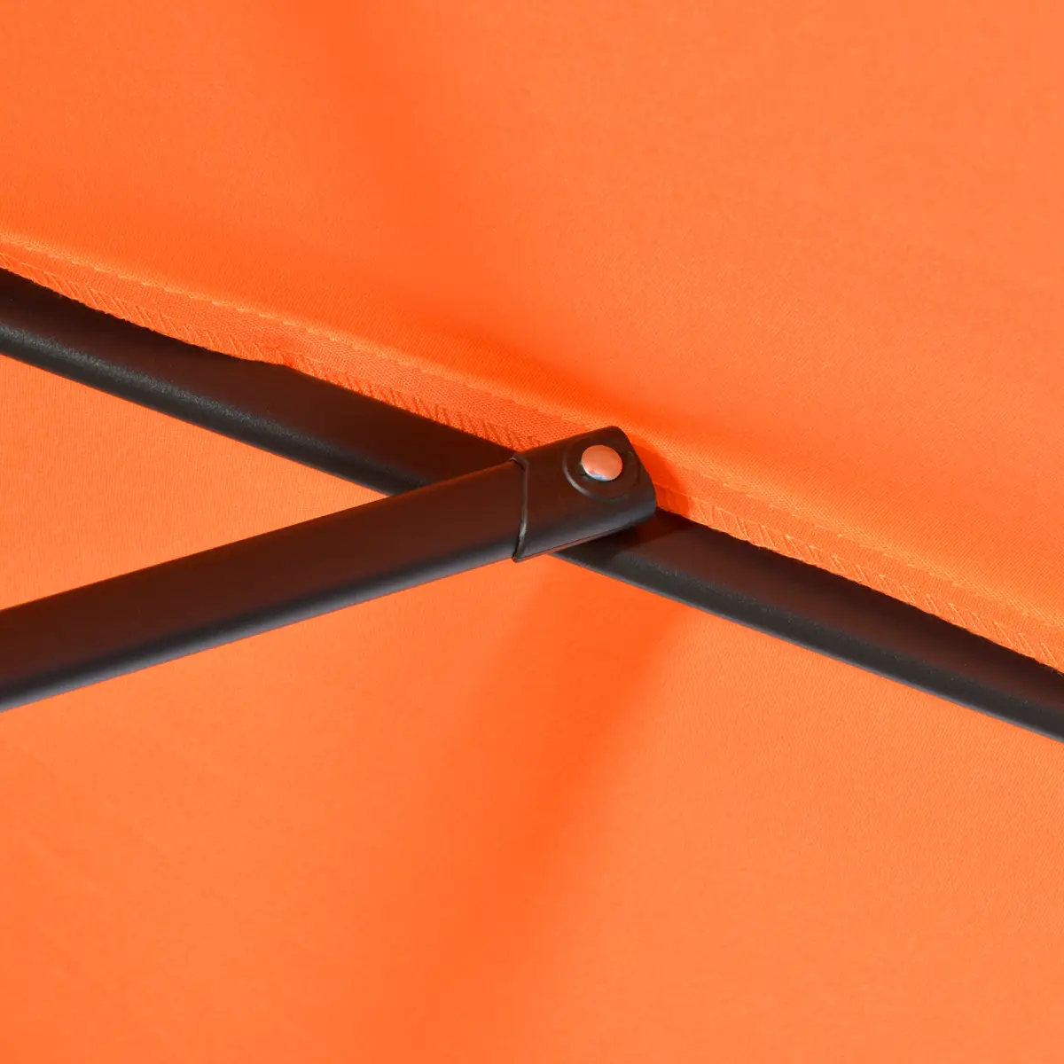 Outsunny Outsunny 2m Parasol Patio Umbrella, Outdoor Sun Shade with 6 Ribs Orange - Parasol