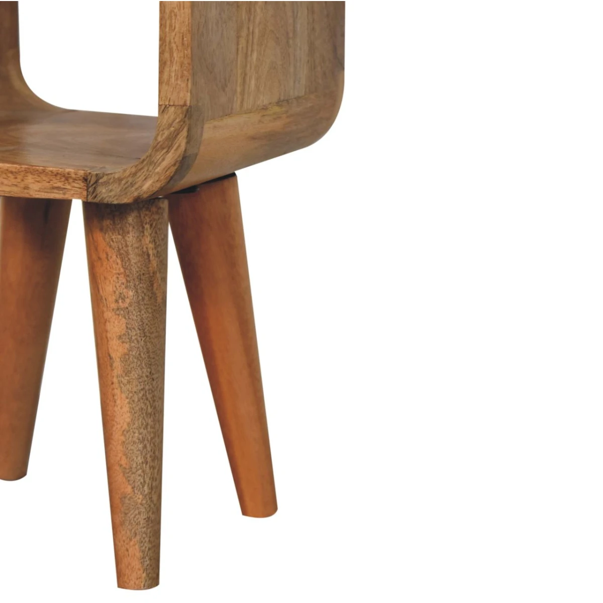 Artisan Furniture Artisan Bedside Table Mini Open Curve Mango Wood - Bedside Table