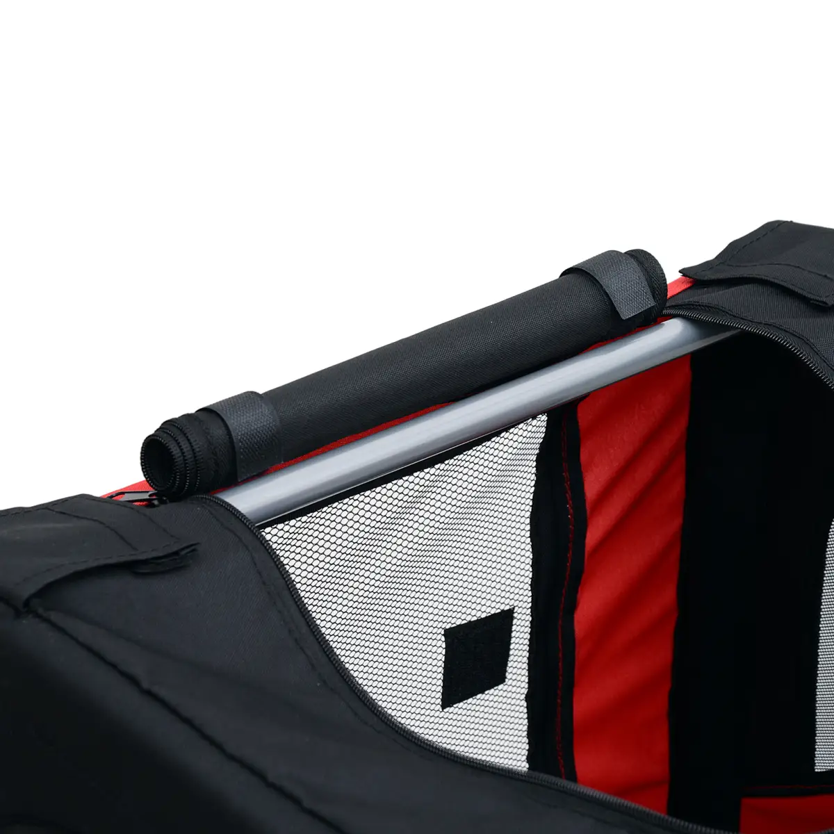 Pawhut Pet Bicycle Trailer Dog Cat Bike Carrier Water Resistant W/ Hitch Coupler Red - Pet Carrier