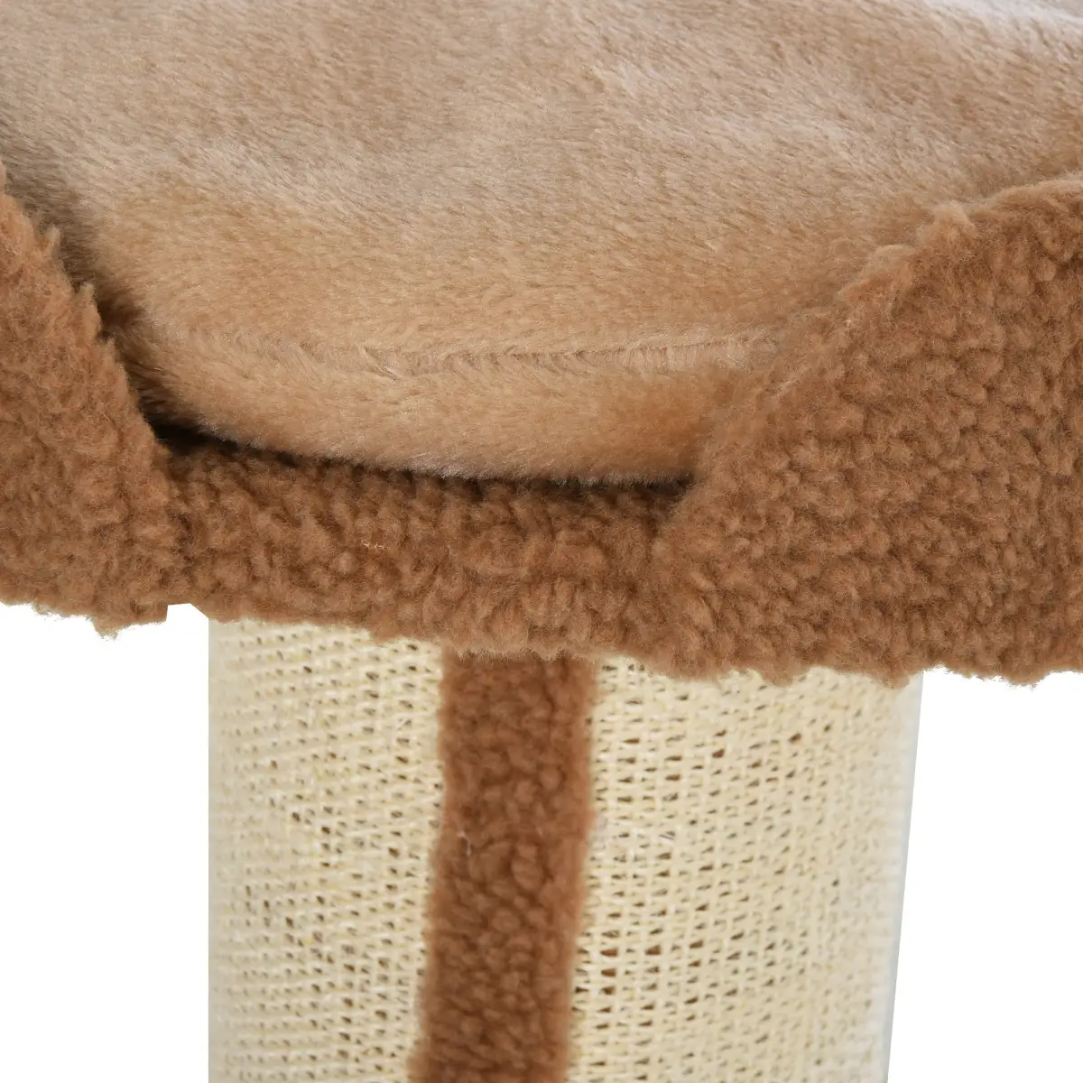 Unbranded 91cm Cat Tree Kitten Activity Center Tower Scratching Post Lamb Cashmere Perch - Cat Tree