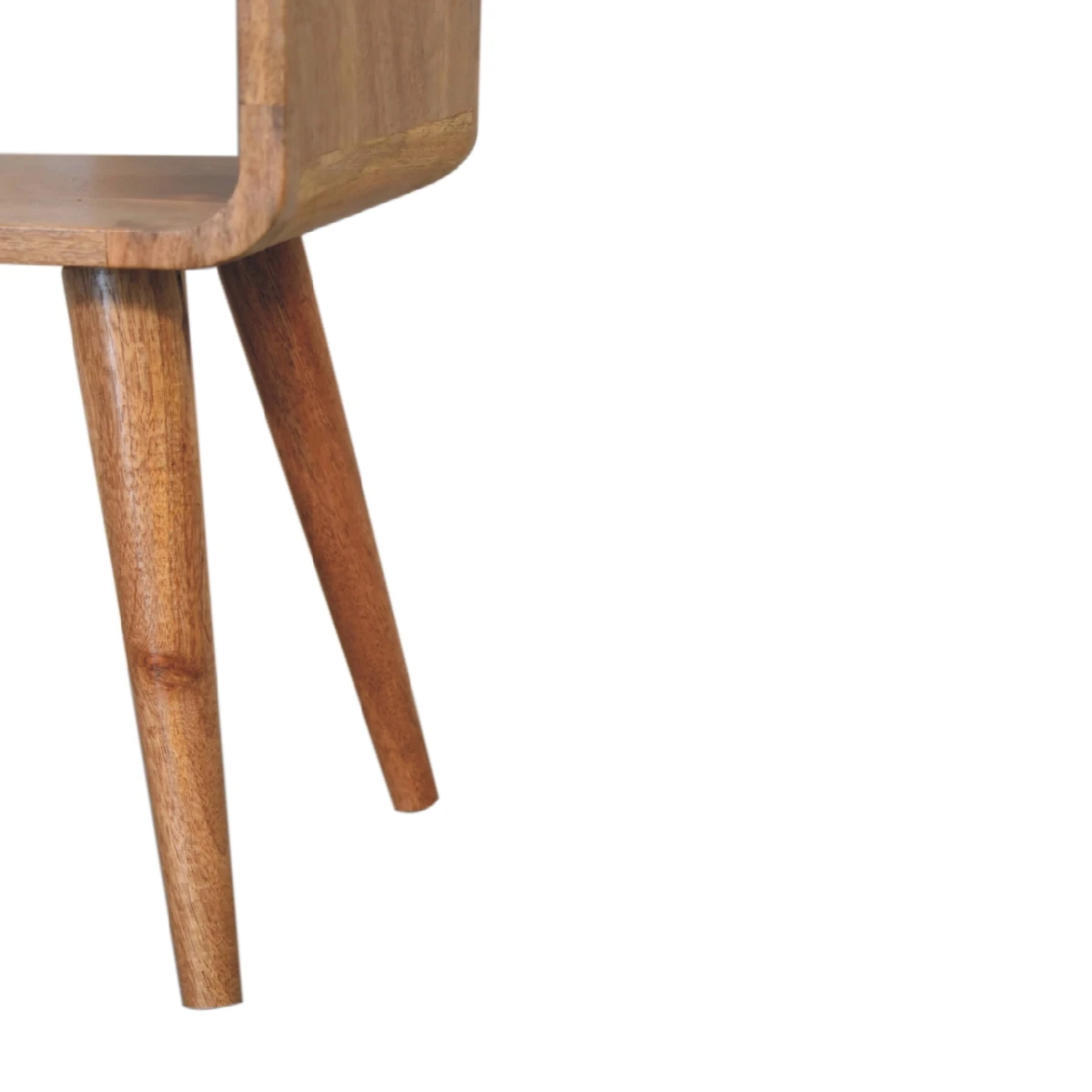 Artisan Furniture Artisan Mini Bedside Table Curved Open Mango Wood - Bedside Table