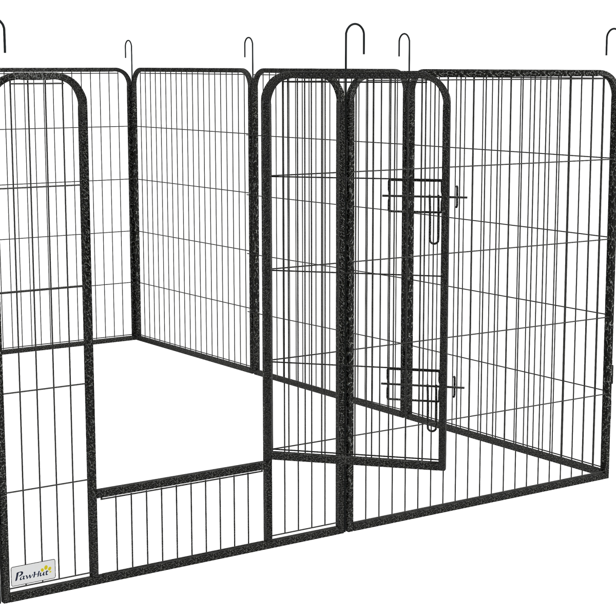 Heavy Duty Puppy Play Pen, 12 Panels Pet Exercise Pen, for Indoors, Outdoors - from PawHut