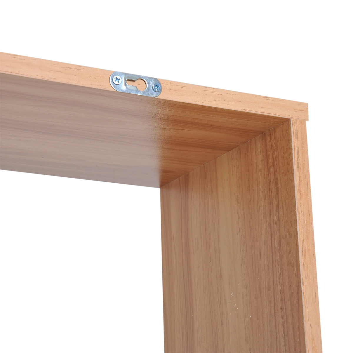 Premium Maple Tall 6 Tier S Shaped Wooden Shelf For Home Office Display And Organization - Office Storage