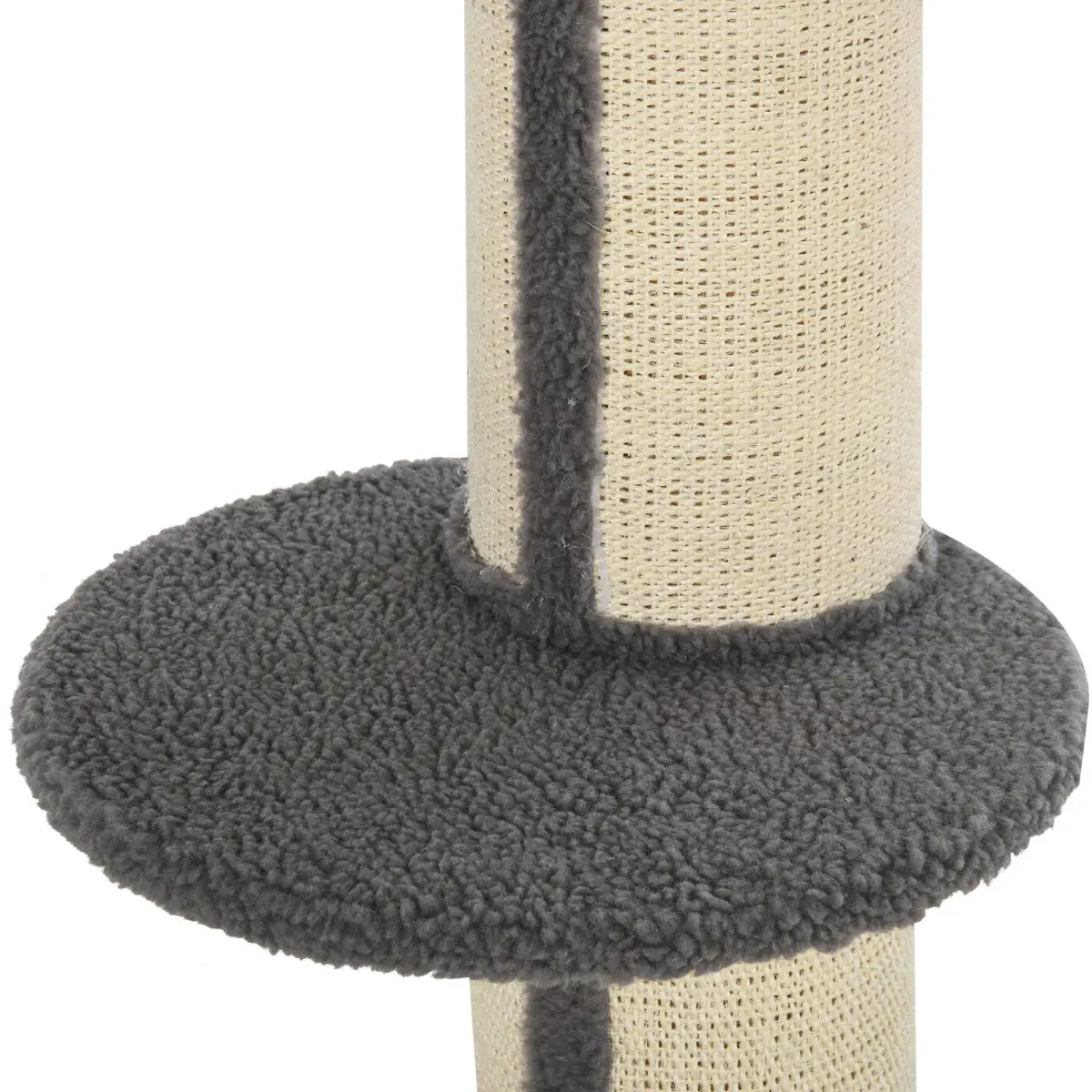 Pawhut 91cm Cat Tree Kitten Activity Center Tower Scratching Post Lamb Cashmere Perch - Cat Tree