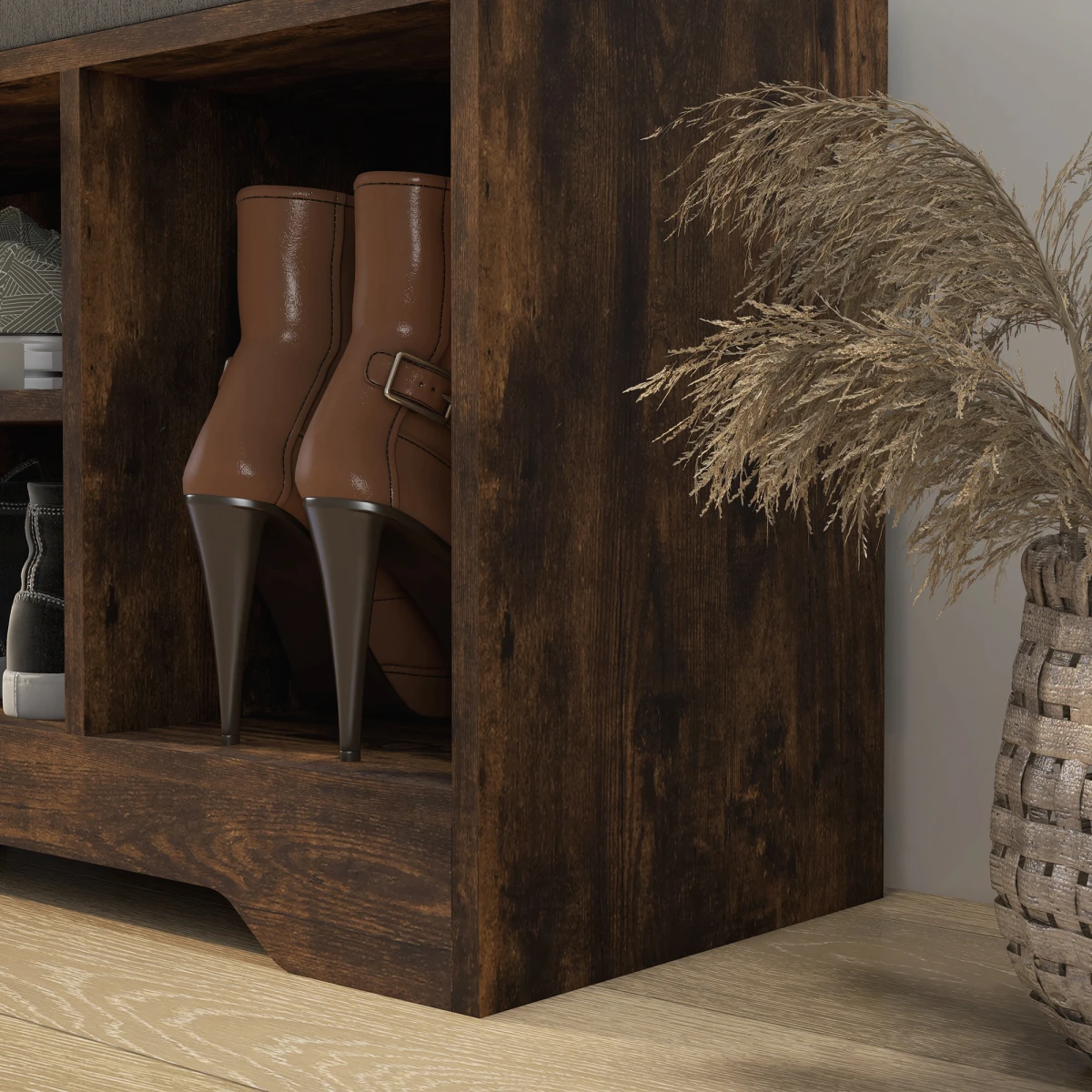 HOMCOM Shoe Bench Compact Drawer Entryway by HOMCOM