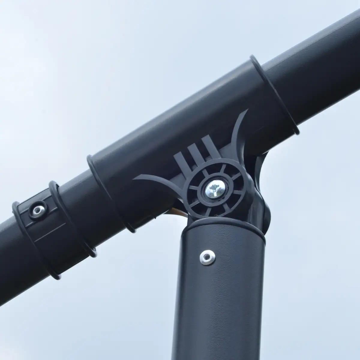 Outsunny 3m Cantilever Banana Parasol Double Roof, LED Solar lights, Crank, - Parasol