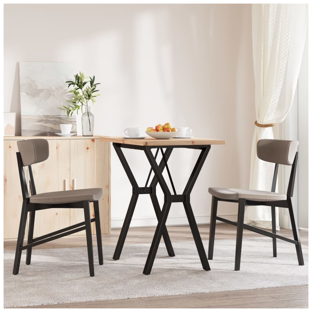 vidaXL vidaXL Dining Table 80x50x75.5 Pine Iron Family - Dining Table