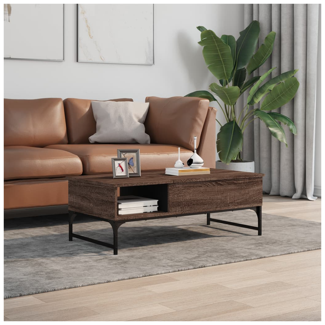 vidaXL VidaXL Coffee Table 100x50x35 Storage LivingRoom - Coffee Table