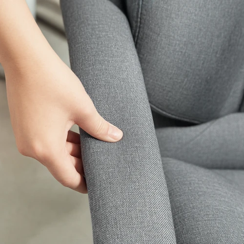 HOMCOM Swivel Executive Office Chair Mid Back Chair w/ Arm, Grey by HOMCOM