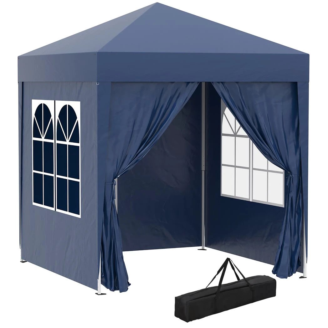 2x2m Garden Pop Up Gazebo Marquee Party Tent Wedding Awning Canopy by Outsunny