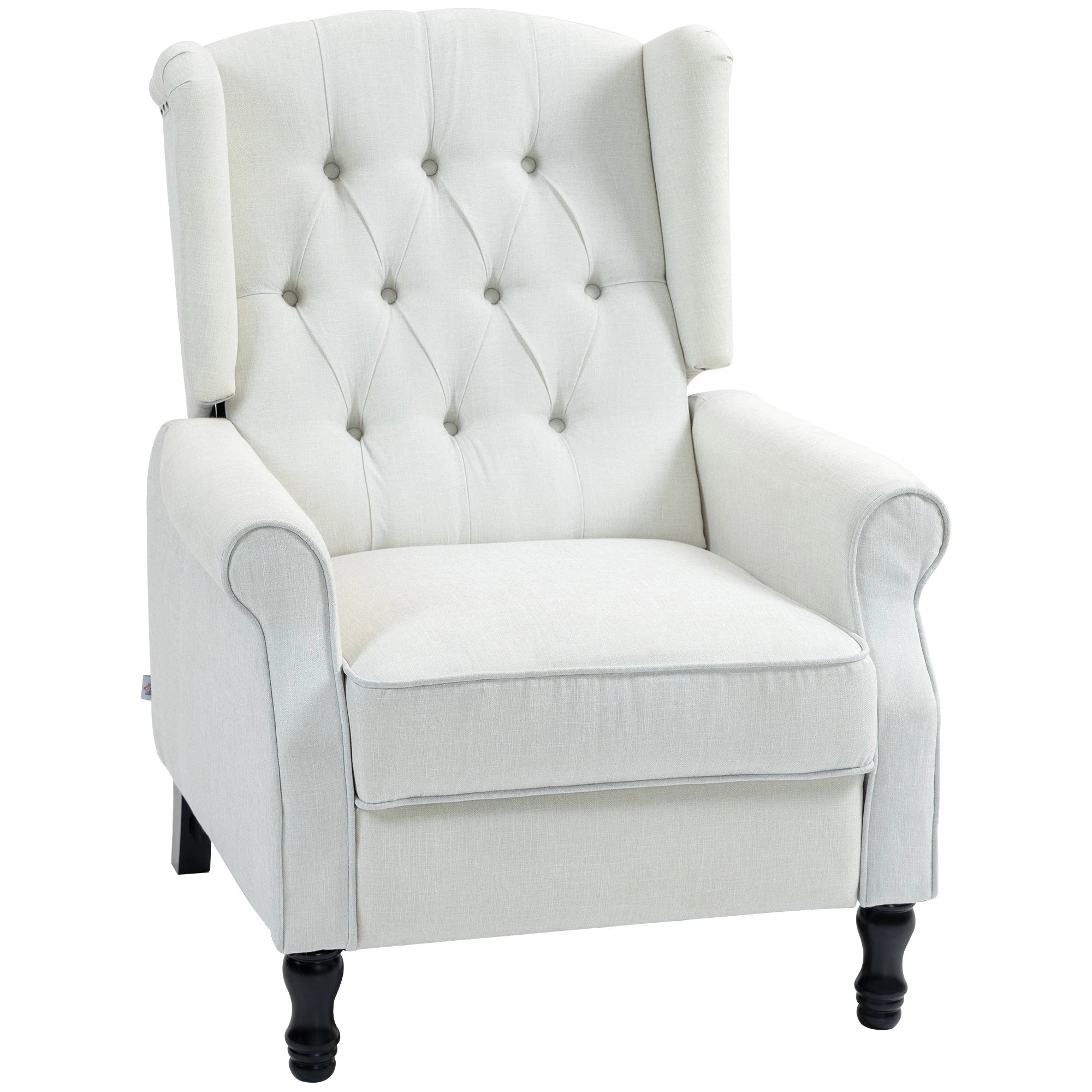 HOMCOM Manual Reclining Armchair Recliner with Footrest by HOMCOM