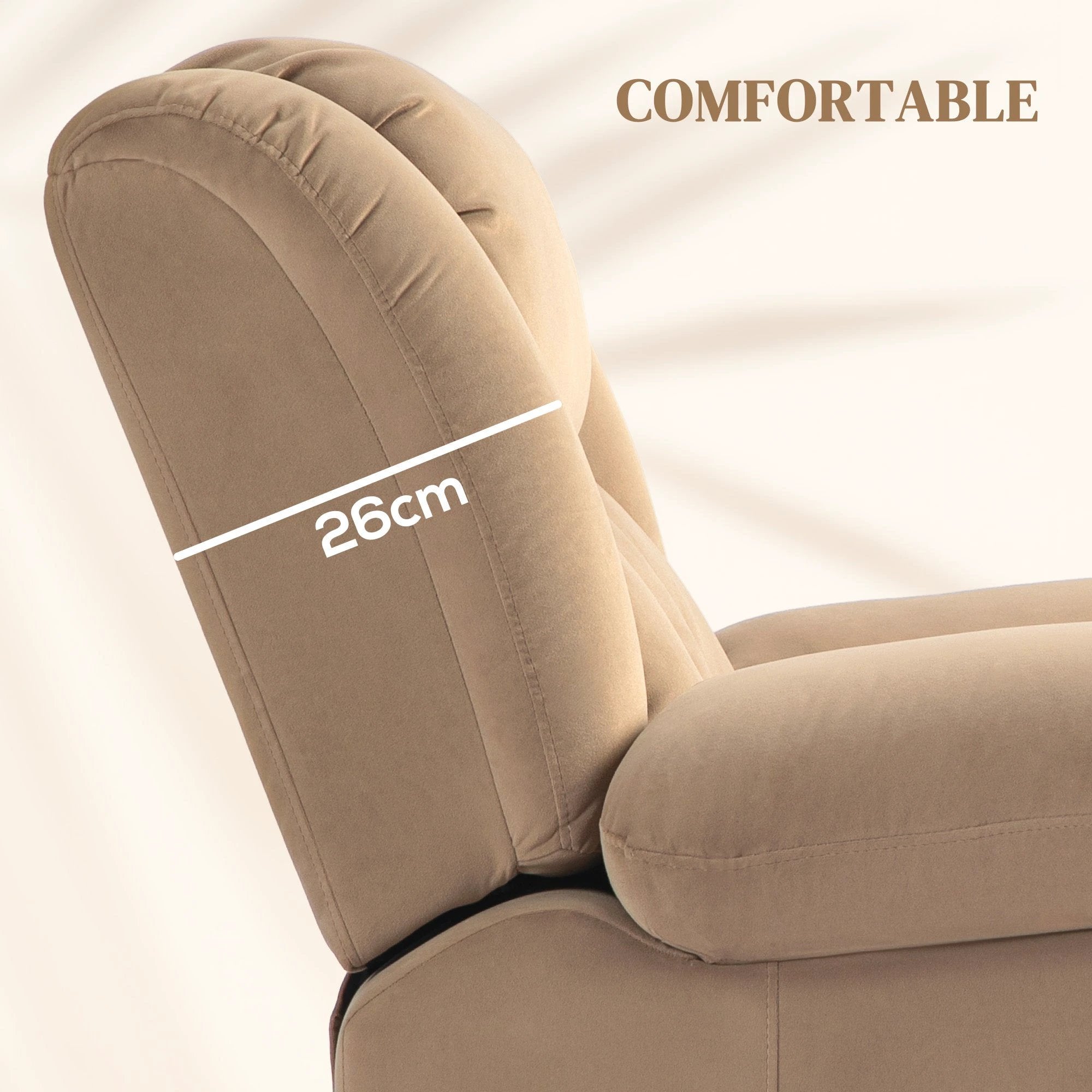 HOMCOM Power Lift Recliner Chair with Vibration Massage, USB by HOMCOM