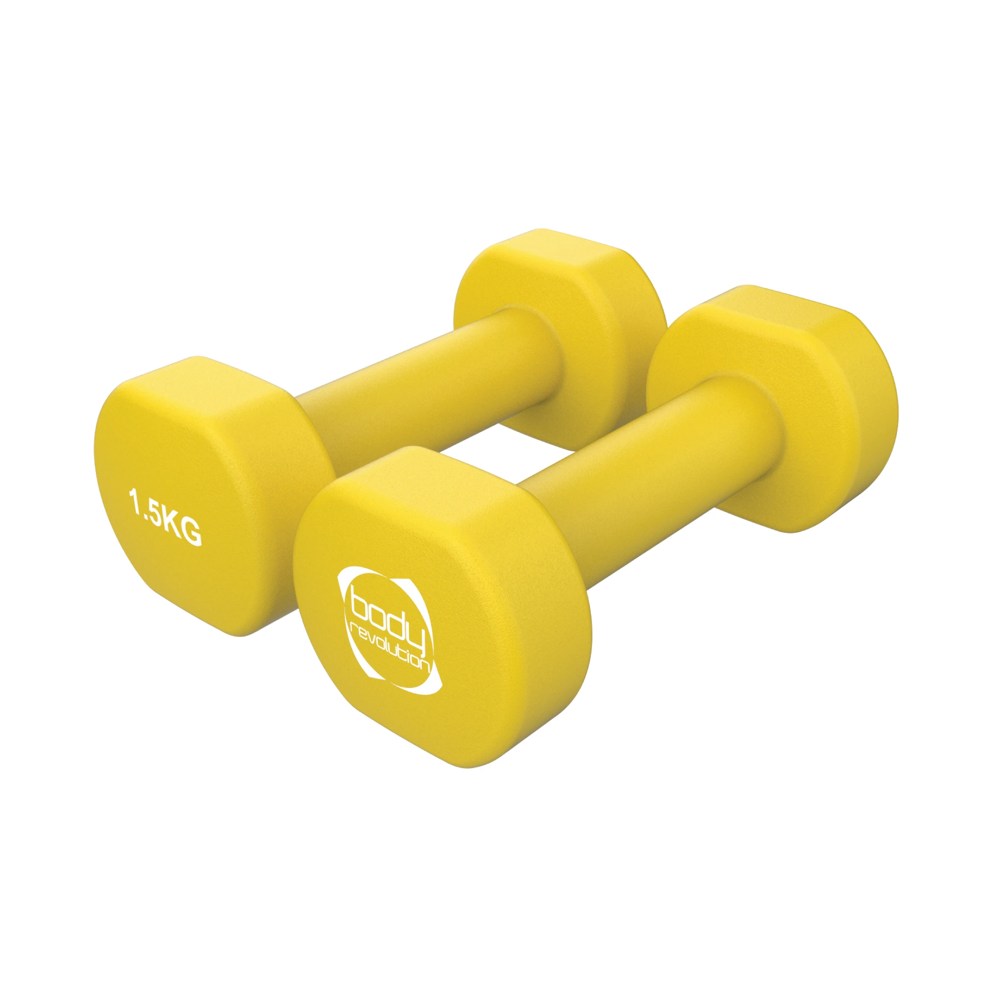 Monster Shop 2 x 1.5KG Neoprene dumbbells -