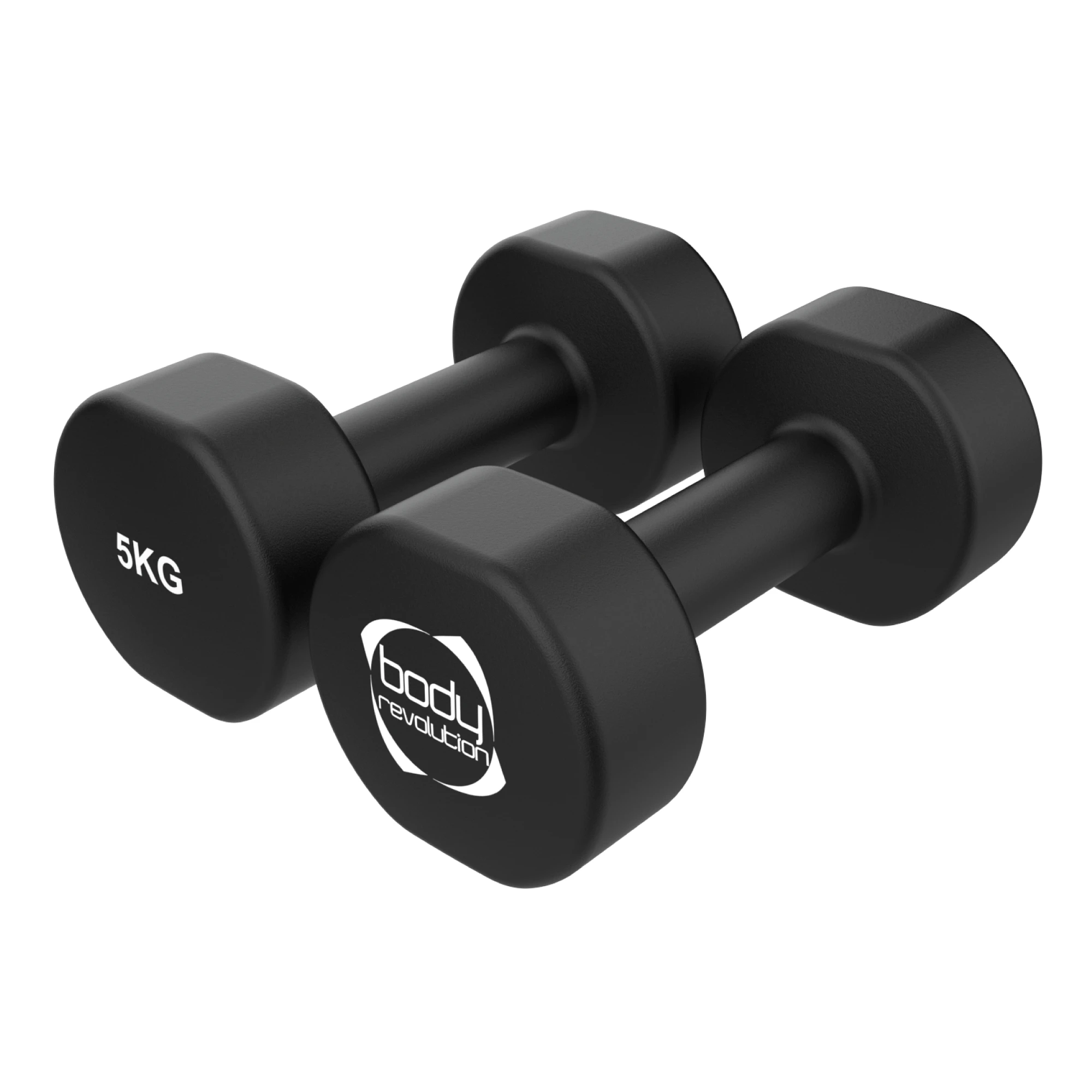 Monster Shop 2 x 5KG Neoprene dumbbells -