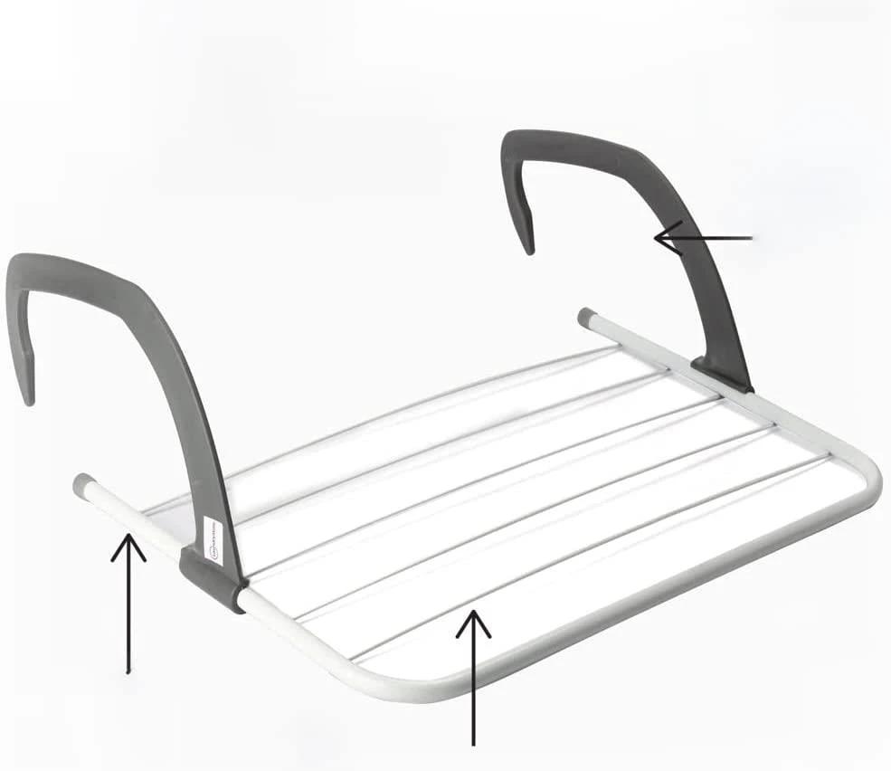 Sturdy Radiator Airer 5 Arm Adjustable Laundry - Radiator