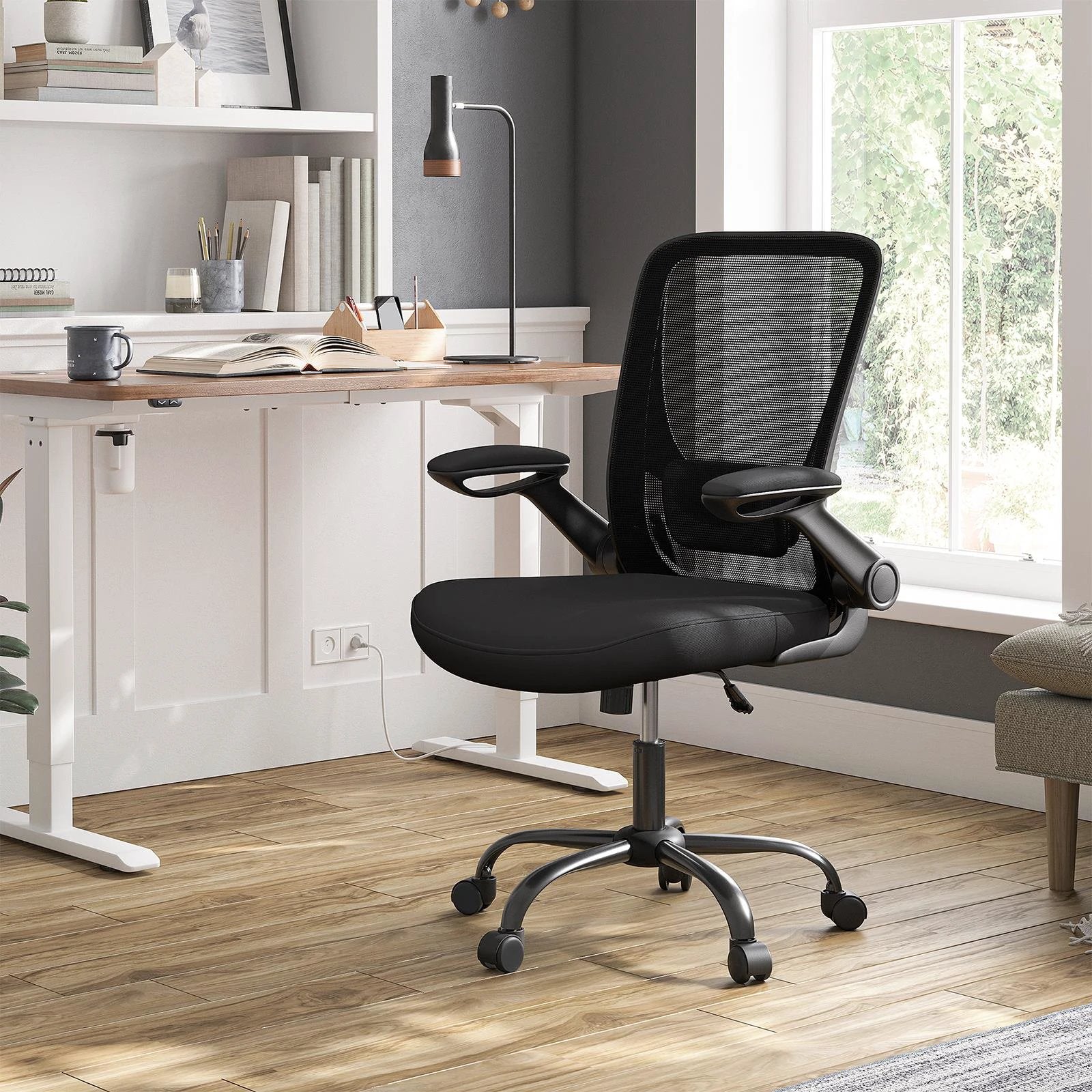 Albert Austin Drafting Chair 24 Inch Seat Height 360 Degree Swivel Ergonomic Lumbar Support For Designers by Unbranded