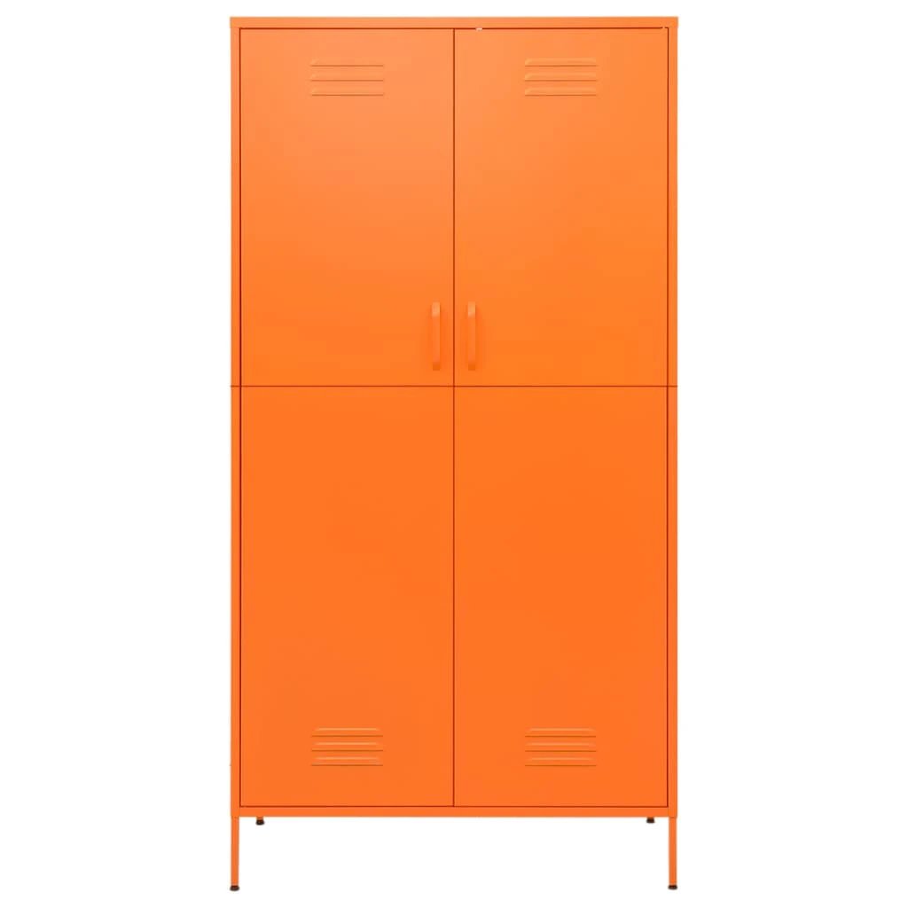 vidaXL Wardrobe Olive Green 90x50x180 cm Steel by vidaXL