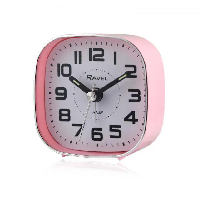 Ravel Ravel Petite Bedside Quartz Alarm Clock - Pink RC038.5 - Clock