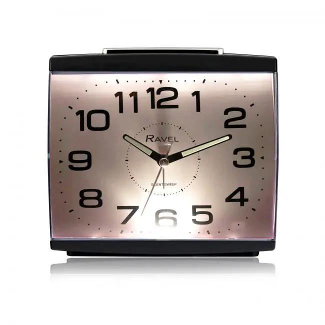 Ravel Ravel Large Square Retro Bedside Quartz Alarm Clock RC037.3 - Clock