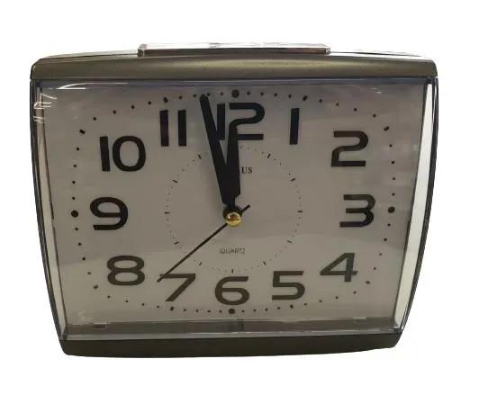 Amplus Amplus Large Numbers Dial With Silent Sweep Light Snooze Graphite Alarm Clock PT175G - Clock