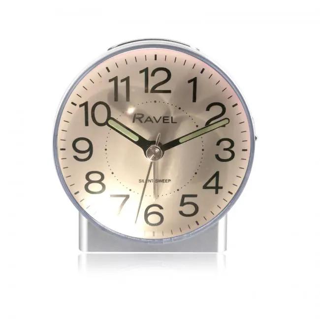 Ravel Ravel Round Mid Sized Bedside Quartz Alarm Clock RC039.2 - Clock