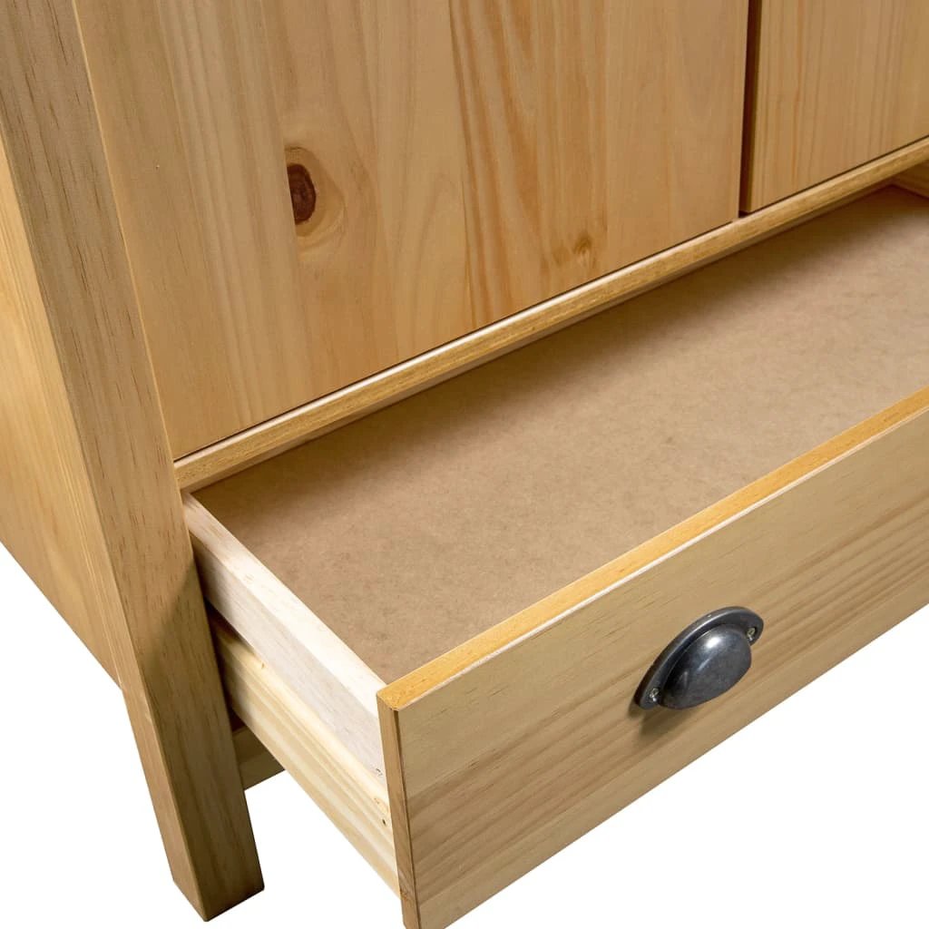vidaXL vidaXL 2-Door Wardrobe Hill 89x50x170 cm Solid Pine Wood - Wardrobe