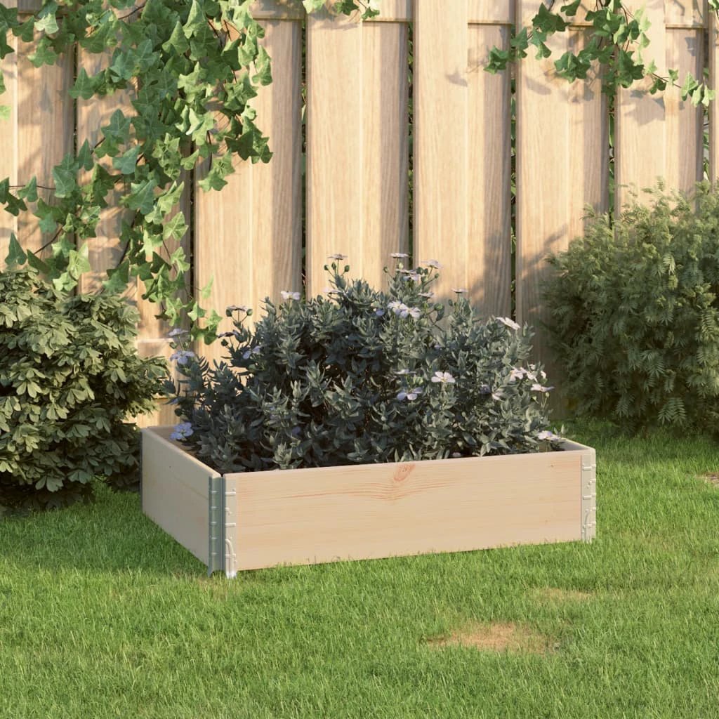 vidaXL vidaXL Raised Bed 60x80 cm Solid Pine Wood (310048) - Raised Beds