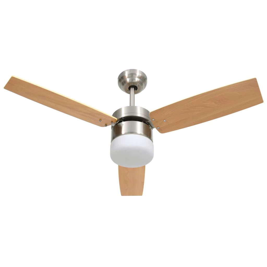 vidaXL Ceiling Fan 108 cm Light Remote LivingRoom by vidaXL