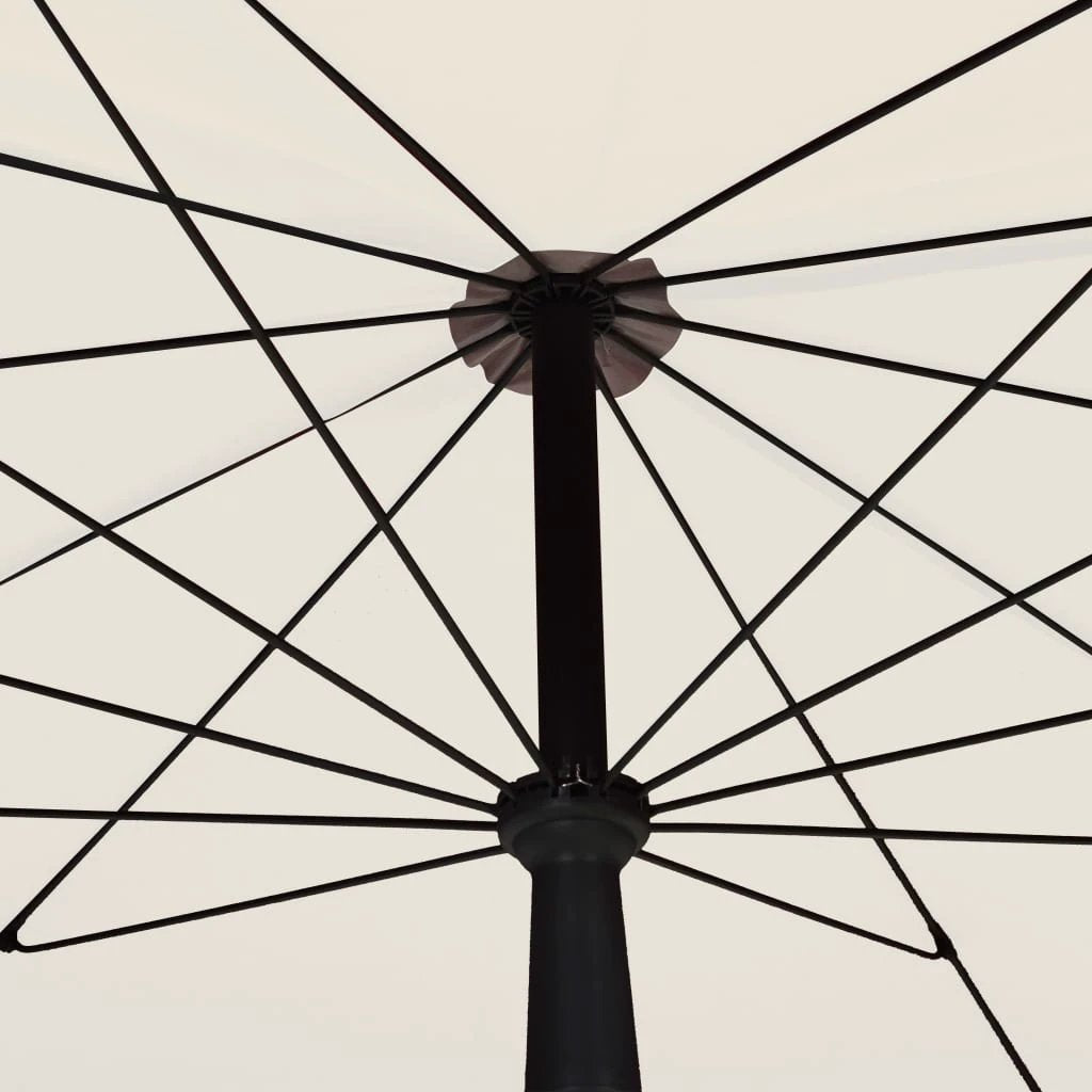 vidaXL vidaXL Garden Parasol with Pole 200x130 cm Sand - Parasol