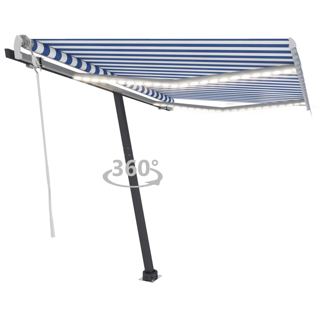 VidaXL Retractable Awning 300x250 LED Patio by vidaXL