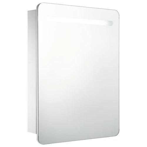 LED Bathroom Mirror Cabinet 60x11x80 cm with Soft Illumination for Modern Home Decor by vidaXL
