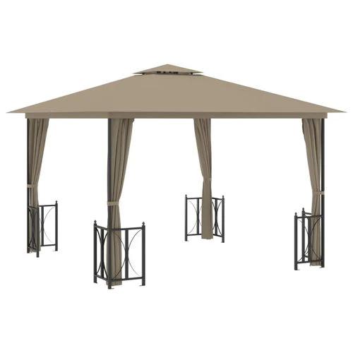 vidaXL vidaXL Gazebo with Sidewalls 3x3 m Water-Resistant Polyester Roof for Outdoor Gatherings - Gazebos