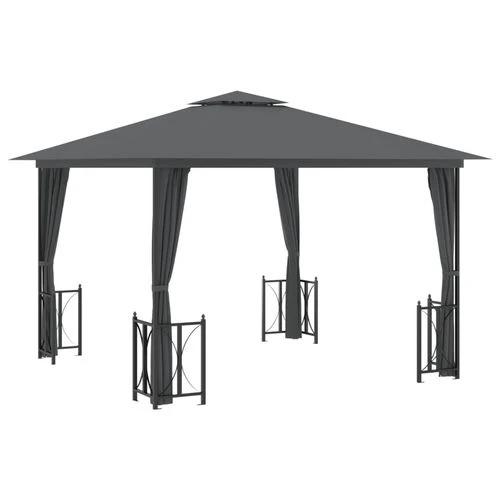 vidaXL vidaXL Gazebo with Sidewalls 3x3 m Water-Resistant Polyester Roof for Outdoor Gatherings - Gazebos