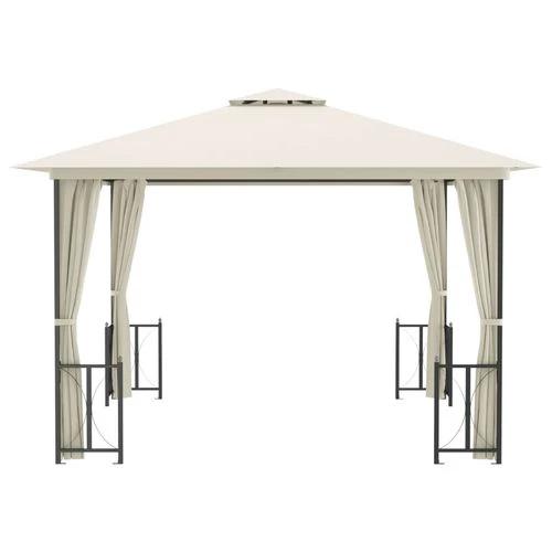 vidaXL vidaXL Gazebo with Sidewalls 3x3 m Water-Resistant Polyester Roof for Outdoor Gatherings - Gazebos